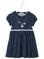 Familiar Kids' Dotted Midi Dress In Nb