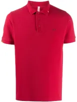 Sun 68 Short Sleeve Polo Shirt In Red