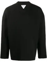 Bottega Veneta Cotton Jumper In Black