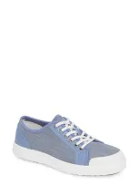 Traq By Alegria Sneaq Sneaker In Washed Blue Leather