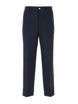 Gucci Straight Leg Tailored Trousers In Blue