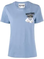 Moschino Teddy Bear-print T-shirt In Blue