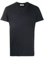 Jil Sander Round Neck T-shirt In Blue