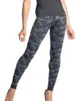 Preggo Leggings Snapback Postpartum Leggings In Black Camo