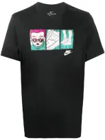 Nike Illustration Chest Print T-shirt In Black