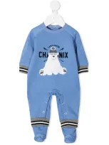 Lapin House Chamix Babygrow In Blue