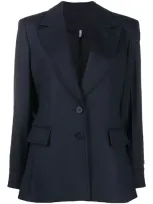 Chloé Tailored Blazer Jacket In Blue