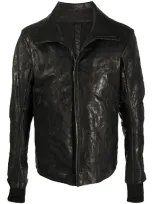 Isaac Sellam Experience Distressed Jacket In Black