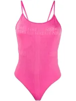 Nike Air Logo Bodysuit In Pink