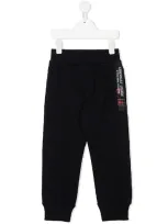 Lapin House Kids' Logo Patch Track Pants In Blue