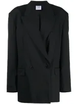 Vetements Oversized Tailored Blazer In Black