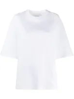 Lourdes Short-sleeve Box-fit T-shirt In White