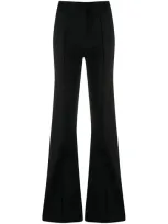 Gauge81 High-waisted Flared Trousers In Black