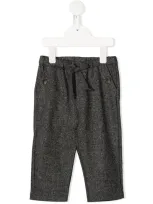 Zhoe & Tobiah Babies' Drawstring Trousers In 灰色