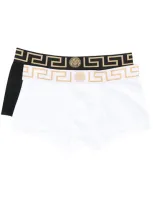 Versace Bi-pack Intimo Uomo Jersey Topeka Bi-stretch In Black