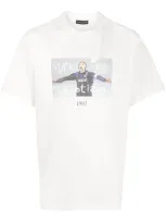 Throwback Ronny Boxy T-shirt In White