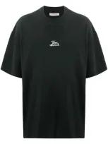 Tom Wood Logo-print Crew-neck T-shirt In Black