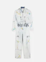 Stella Mccartney Multicolour The Denim Jumpsuit In Multicolor