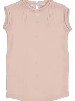 Feltman Brothers Babies' Sleeveless Knit Romper In Blush