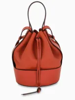 Loewe Medium Pumpkin Balloon Bag In Orange