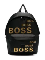 Bosswear Boss Kidswear Logo Backpack In Black