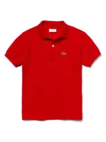 Lacoste Kids' Baby Boys Short Sleeve Classic Pique Polo Shirt In Rouge