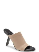 Balenciaga Stretch-knit Mules In Beige