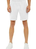 Redvanly Byron Water Resistant Drawstring Shorts In Bright White