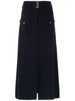 Olympiah Roma Midi Skirt In Blue