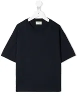 Fendi Kids' Round Neck T-shirt In Blue