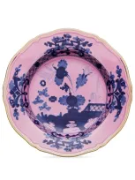 Ginori 1735 Oriente Italiano Porcelain Charger Plate (31cm) In Pink