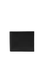 Emporio Armani Embossed-logo Wallet In Black