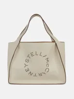 Stella Mccartney Stella Logo Tote Bag  In Pure White