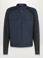 Belstaff Temple Motorcycle Jacket In Dark Navy