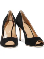 Sergio Rossi Godiva Suede Pumps In Black