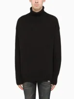 Represent Black Turtle Neck Sweater