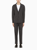 Ermenegildo Zegna Gray Single-breasted Suit In Grey