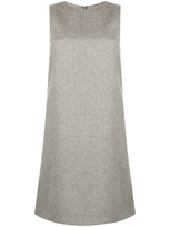 Paule Ka Flannel Shift Dress In Grey