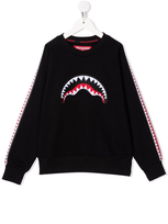 Sprayground Kid Kids' Logo-print Cotton Sweatshirt In Black