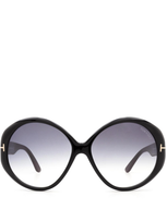 Tom Ford Ft0848 Shiny Black Female Sunglasses