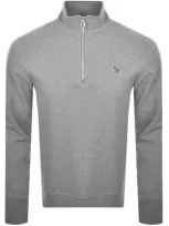 Paul Smith Ps By  Half Zip Sweatshirt Grey