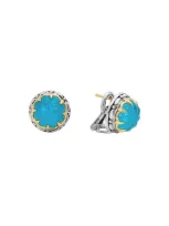 Konstantino Angelic Nectar Two-tone Doublet Stud Earrings