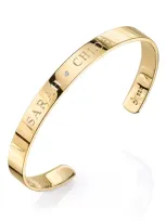 Sarah Chloe Ciela Center Diamond Bangle With Engraving