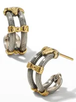 Konstantino Delos Two-tone Hoop Earrings