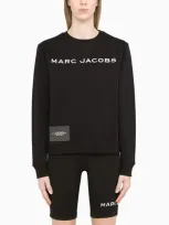 Marc Jacobs The Sweatshirt Logo-embroidered Sweatshirt In Black