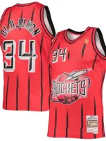 Mitchell & Ness Hakeem Olajuwon Red Houston Rockets 1996-97 Hardwood Classics Reload 2.0 Swingman Je