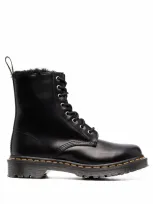 Dr. Martens' 1460 Serena Atlas Lace-up Boots In Grey