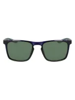 Nike Sky Ascent 55mm Rectangular Sunglasses In Concord/green