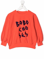 Bobo Choses Kids' Printed Organic Cotton Sweatshirt In Red