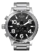 Nixon The 51-30 Chronograph Watch, 51 1/4mm In Black